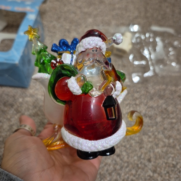 Holiday Christmas Santa and Sleigh Night Light EUC - Picture 4 of 9